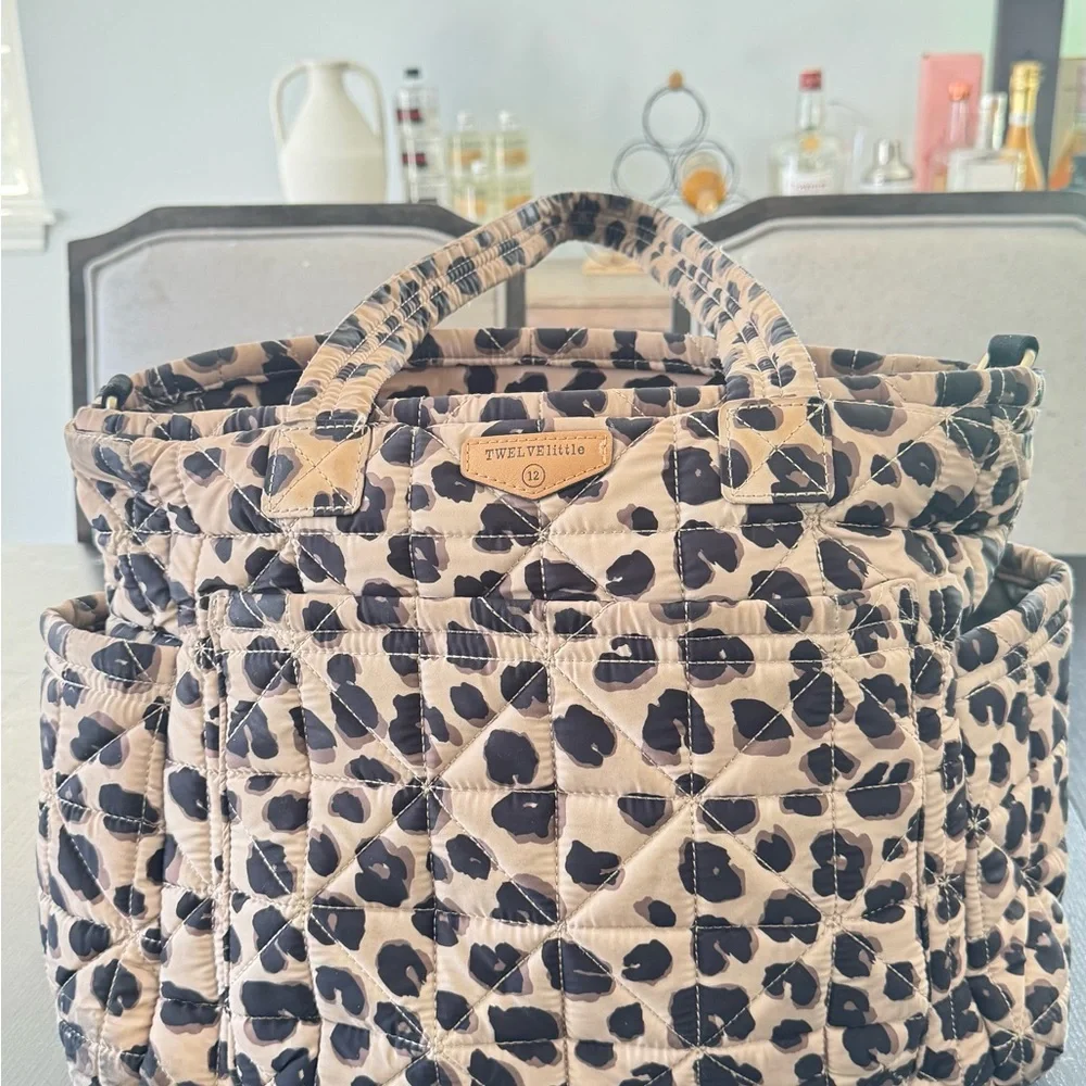 Twelvelittle Leopard Carry Love Tote Baby Bag